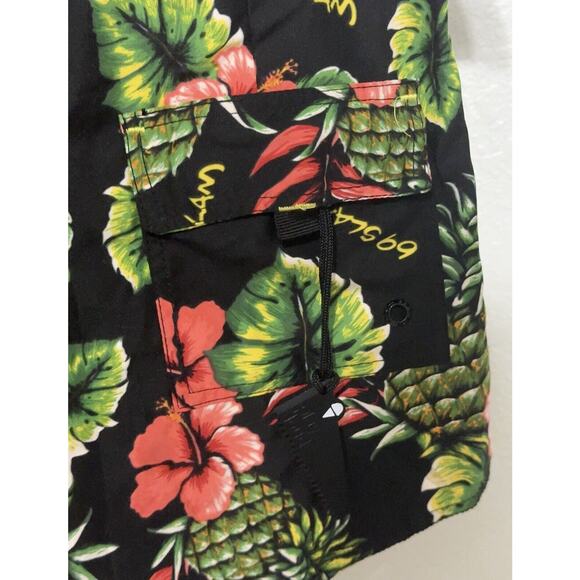 69 SLAM Swimwear Board Shorts Tropical Waist Size 30 Size Small - Picture 4 of 9